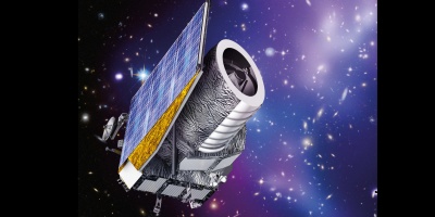 Impresión artística del satélite espacial. Esta imagen está basada en los diseños CAD de Thales Alenia Space, Italia y Airbus Defence and Space, Francia. Crédito: ESA