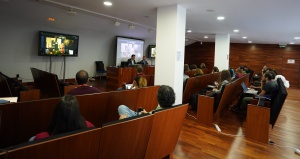 Imagen de la sesión de apertura de la reunión científica en la sede del CEFCA.